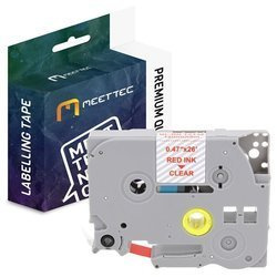 Taśma do Brother TZE-132 12mm przeźr/czer. Zamiennik