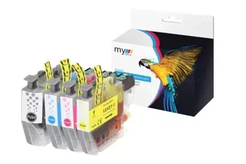 Zestaw tuszów MyOffice zamiennik LC421XL CMYK do Brother
