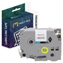 Taśma do Brother TZE-251 24mm biała/czarny Zamiennik