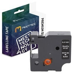 Taśma do DYMO D1 45811 19mm czarna/biały Zamiennik