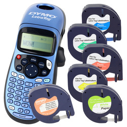 Drukarka Dymo LetraTag LT-100H + 5 kolorowych taśm (59421)