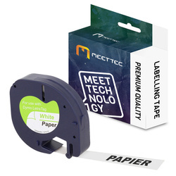 Taśma do DYMO 59421 12mm biała/czarny Zamiennik