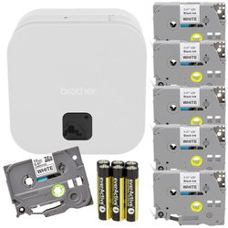 Drukarka Brother PT-P300BT + 5x tze231