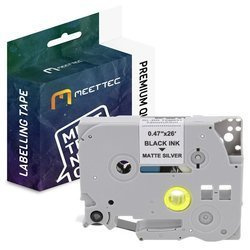 Taśma do Brother TZE-M931 12mm metaliz./czarny Zamiennik