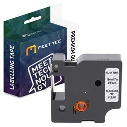 Taśma do DYMO D1 45800 19mm przeźroczysta/czarny Zamiennik