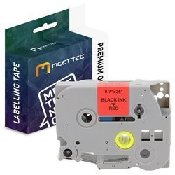 Taśma do Brother TZE-441 18mm czerw./czarny Zamiennik