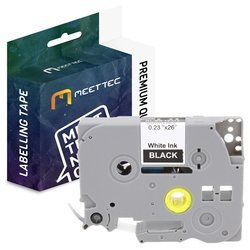 Taśma do Brother TZE-315 6mm czarna/biały Zamiennik