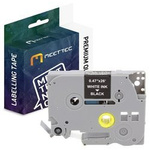 Taśma do Brother TZE-335 12mm czarna/biały Zamiennik