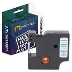 Taśma do DYMO D1 40911 9mm przeźroczy/niebieski Zamiennik