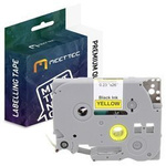 Taśma do Brother TZE-611 6mm żółta/czarny Zamiennik